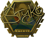 Sticker | STYKO (Gold) | London 2018