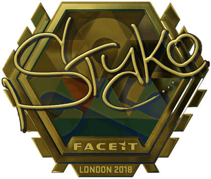 Sticker | STYKO (ゴールド) | London 2018