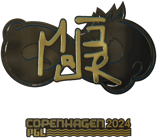 Sticker | MAJ3R (Gold) | Copenhagen 2024 image