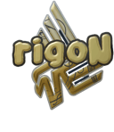 Sticker | rigoN (Gold) | Paris 2023
