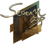 Sticker | ScreaM (Gold) | Boston 2018