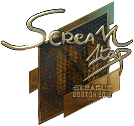Sticker | ScreaM (Gold) | Boston 2018