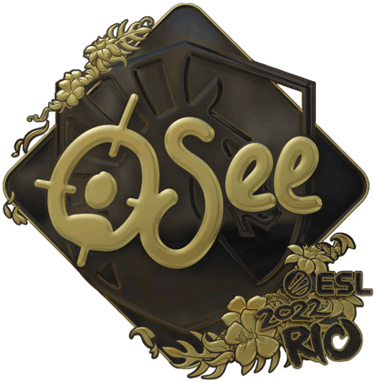 Sticker | oSee (kulta) | Rio 2022