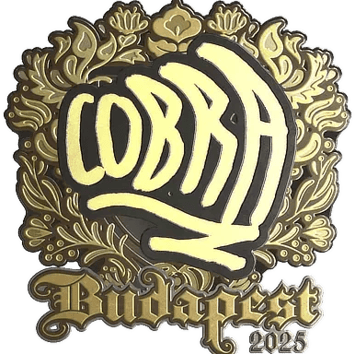 Naklejka | cobra (złota) | Budapeszt 2025