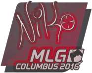 Sticker | NiKo | MLG Columbus 2016