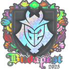 Sticker | G2 esports (Holo) | Budapest 2025 Sticker | G2 esports (Holo) | Budapest 2025 image