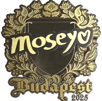 Calcomanía | Moseyuh (dorada) | Budapest 2025