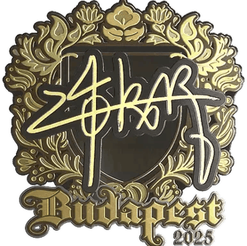 สติกเกอร์ | z4KR (Gold) | Budapest 2025