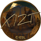 Sticker | Xizt (Gold) | Katowice 2019 image