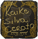 Sticker | KSCERATO (Gold) | Austin 2025 image