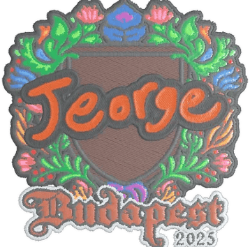 스티커 | jeorge (Embroidered) | Budapest 2025