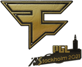 Sticker | FaZe Clan (Gold) | Stockholm 2021 image