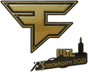 Sticker | FaZe Clan (Gold) | Stockholm 2021