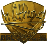 Sticker | n0thing (Gold) | Krakow 2017