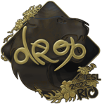 Sticker | drop (Gold) | Rio 2022