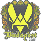 Sticker | Vitality | Budapest 2025 Sticker | Vitality | Budapest 2025 image