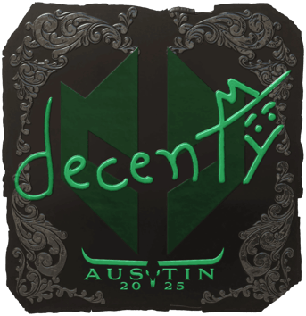 Sticker | decenty (premium) | Austin 2025