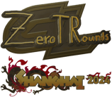 Sticker | ztr (Gold) | Shanghai 2024 image