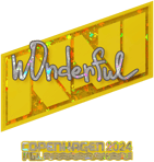 Sticker | w0nderful (Glitter, Champion) | Copenhagen 2024