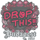 Sticker | drop | Budapest 2025 Sticker | drop | Budapest 2025 image