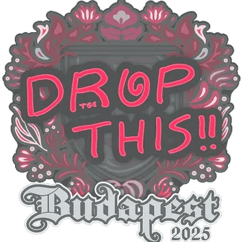 貼紙 | drop | Budapest 2025