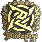 Sticker | Ninjas in Pyjamas (Gold) | Budapest 2025 image