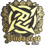 Sticker | Ninjas in Pyjamas (Gold) | Budapest 2025