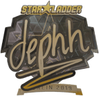 Sticker | dephh (Gold) | Berlin 2019 image