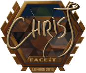 Sticker | chrisJ (Gold) | London 2018