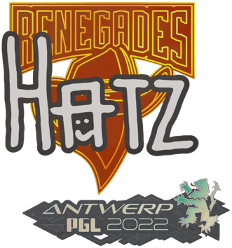 Sticker | hatz | Antuérpia 2022