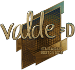 Sticker | v4lde (Gold) | Boston 2018 Sticker | v4lde (Gold) | Boston 2018 image