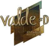 Sticker | v4lde (Gold) | Boston 2018