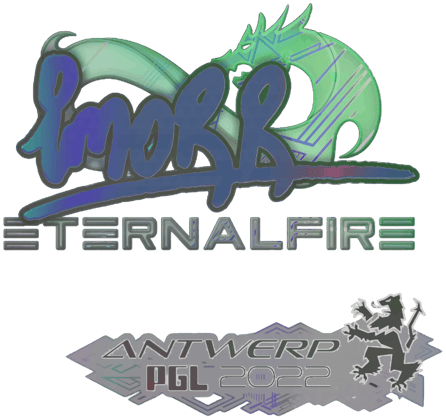 Sticker | imoRR (holograficzna) | Antwerpia 2022