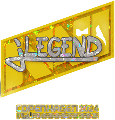 Sticker | jL (Parıltılı) | Kopenhag 2024