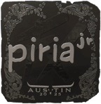 Sticker | piriajr (Foil) | Austin 2025
