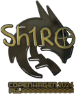 Sticker | sh1ro (Gold) | Copenhagen 2024 image