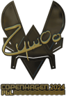Sticker | ZywOo (Gold) | Copenhagen 2024 image
