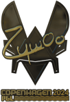 Sticker | ZywOo (Gold) | Copenhagen 2024