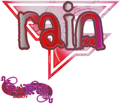 Sticker | rain (holográfica) | París 2023