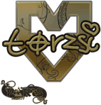 Sticker | torzsi (Gold) | Paris 2023