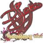 Sticker | Djoko (Glitter) | Shanghai 2024 image