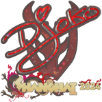 Sticker | Djoko (Glitter) | Shanghai 2024