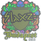 Sticker | slaxz- (Embroidered) | Budapest 2025 Sticker | slaxz- (Embroidered) | Budapest 2025 image
