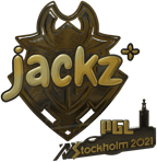 Sticker | JACKZ (Gold) | Stockholm 2021