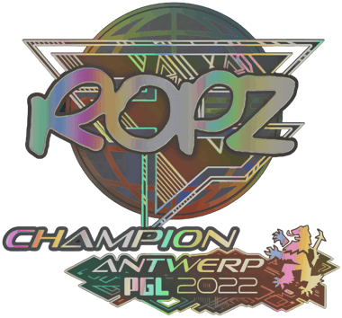 Sticker | ropz (โฮโล, ผู้ชนะเลิศ) | Antwerp 2022