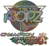 Sticker | ropz (Holo, Champion) | Antwerp 2022