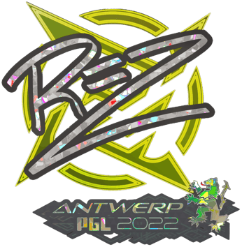 Sticker | REZ (Glitter) | Antuérpia 2022