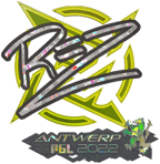 Sticker | REZ (Glitter) | Antwerp 2022