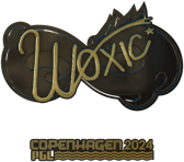 Sticker | woxic (Gold) | Copenhagen 2024