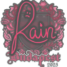 Sticker | rain | Budapest 2025 image